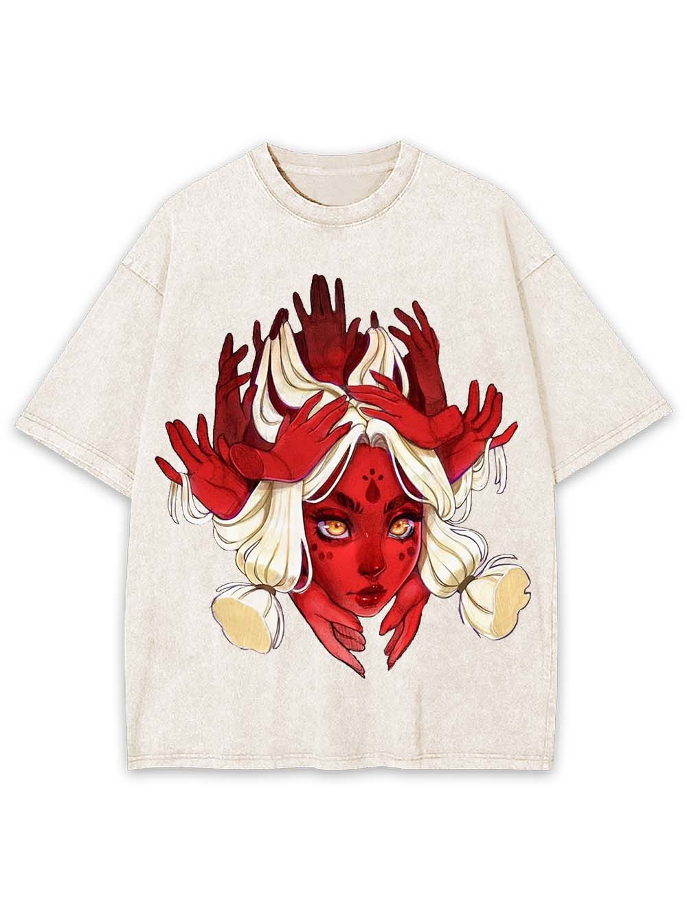 DEMON QUEEN WASHED TSHIRT