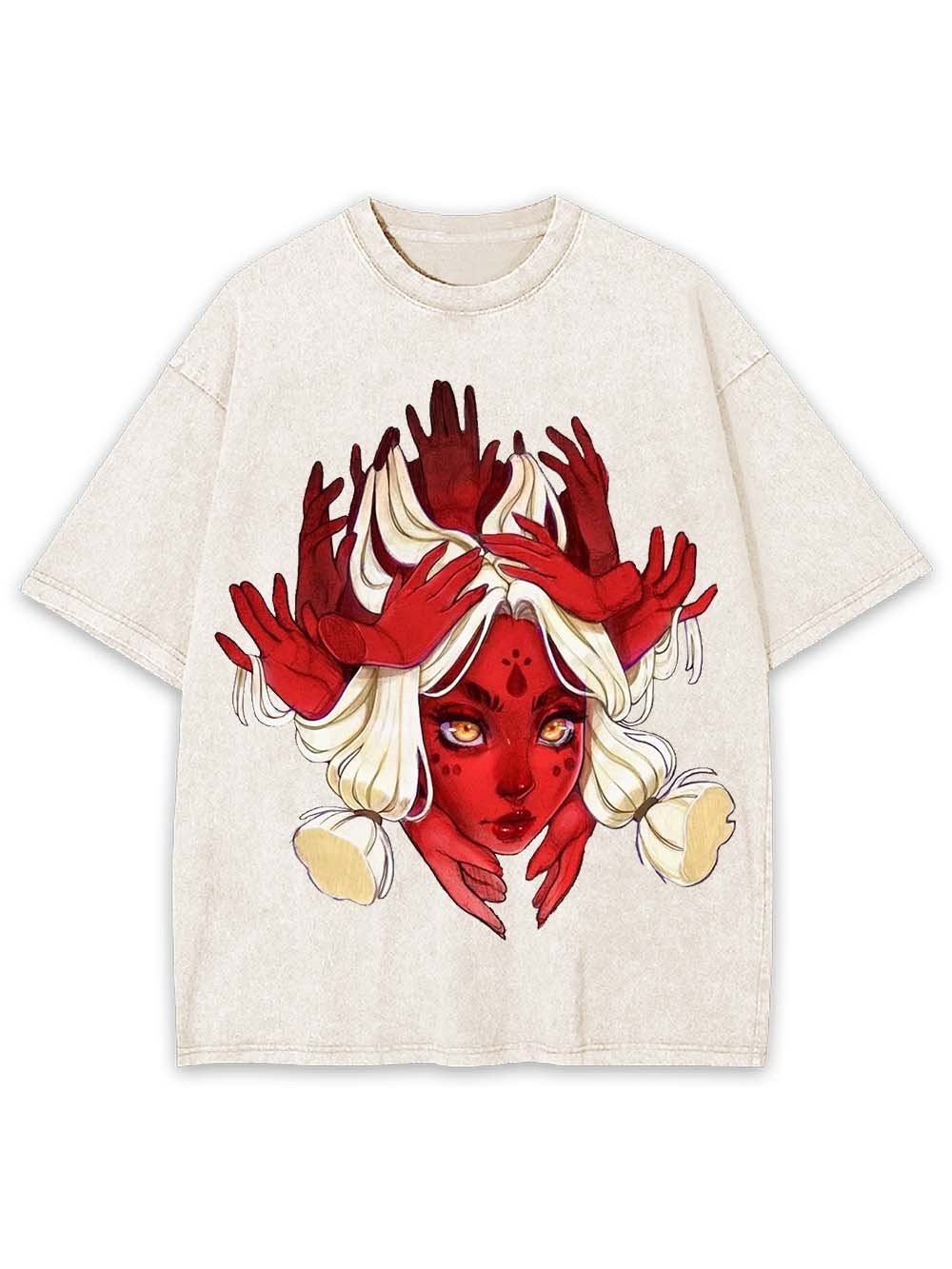 DEMON QUEEN WASHED TSHIRT