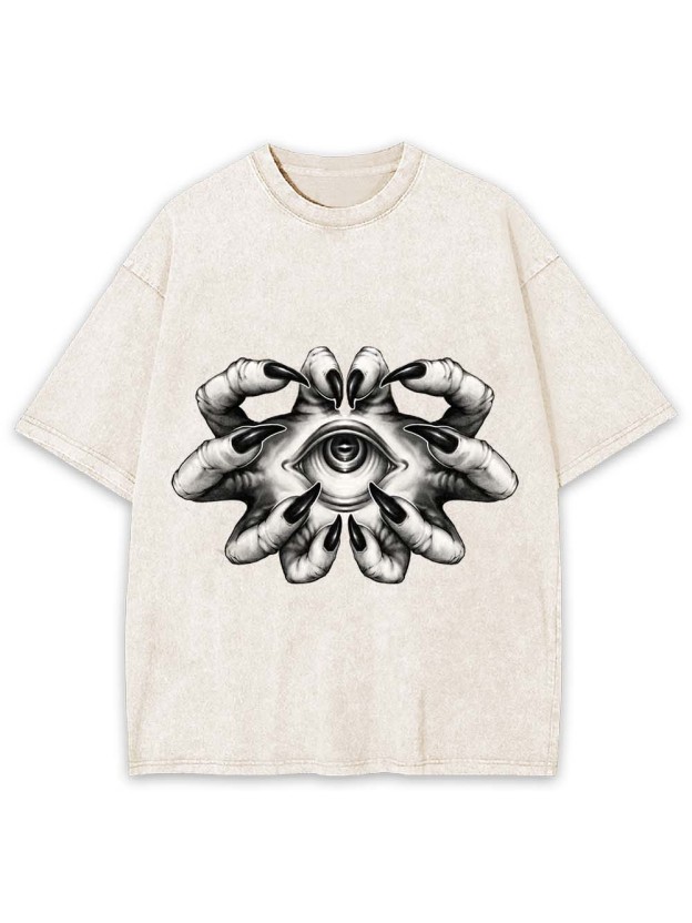 EYE OF POWER WASHED TSHIRT