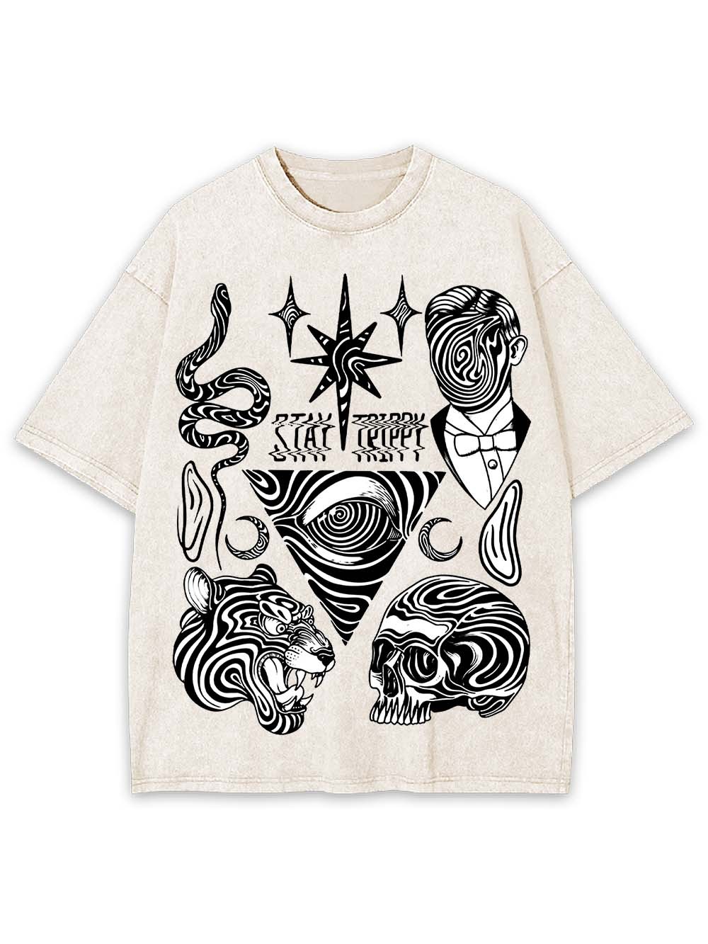 Patterns of Mystery Washed Tshirt