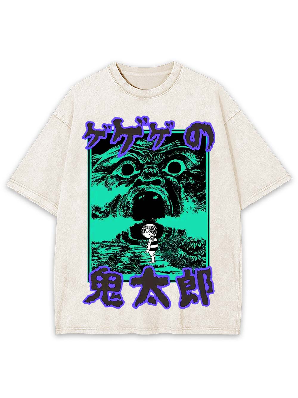 GeGeGe no Kitaro Washed Tshirt