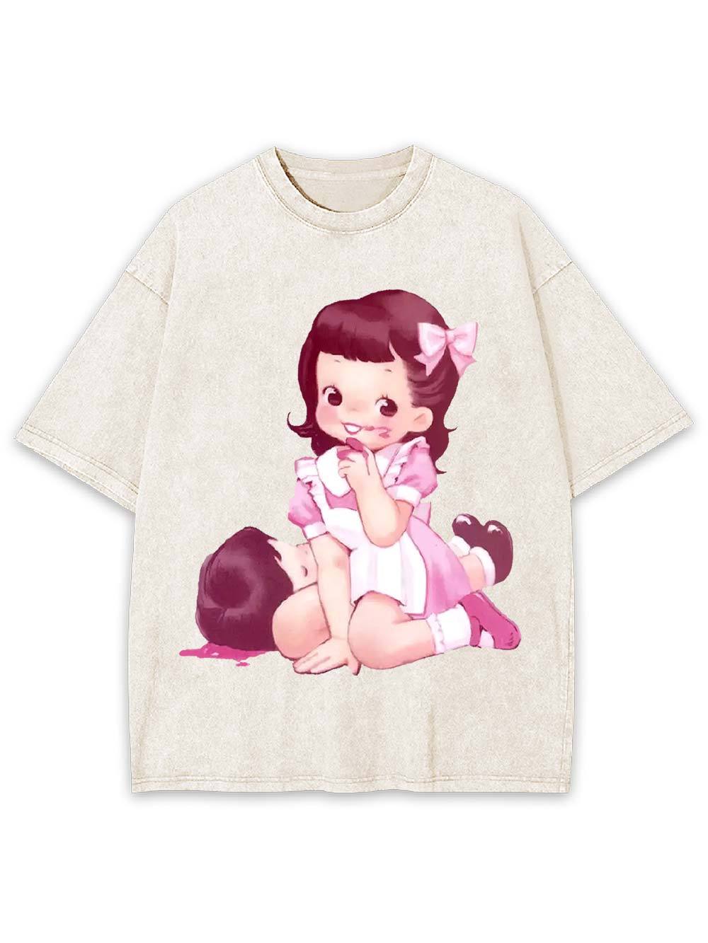 Sweet But Psycho Washed Tshirt