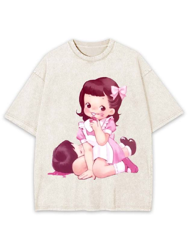 Sweet But Psycho Washed Tshirt