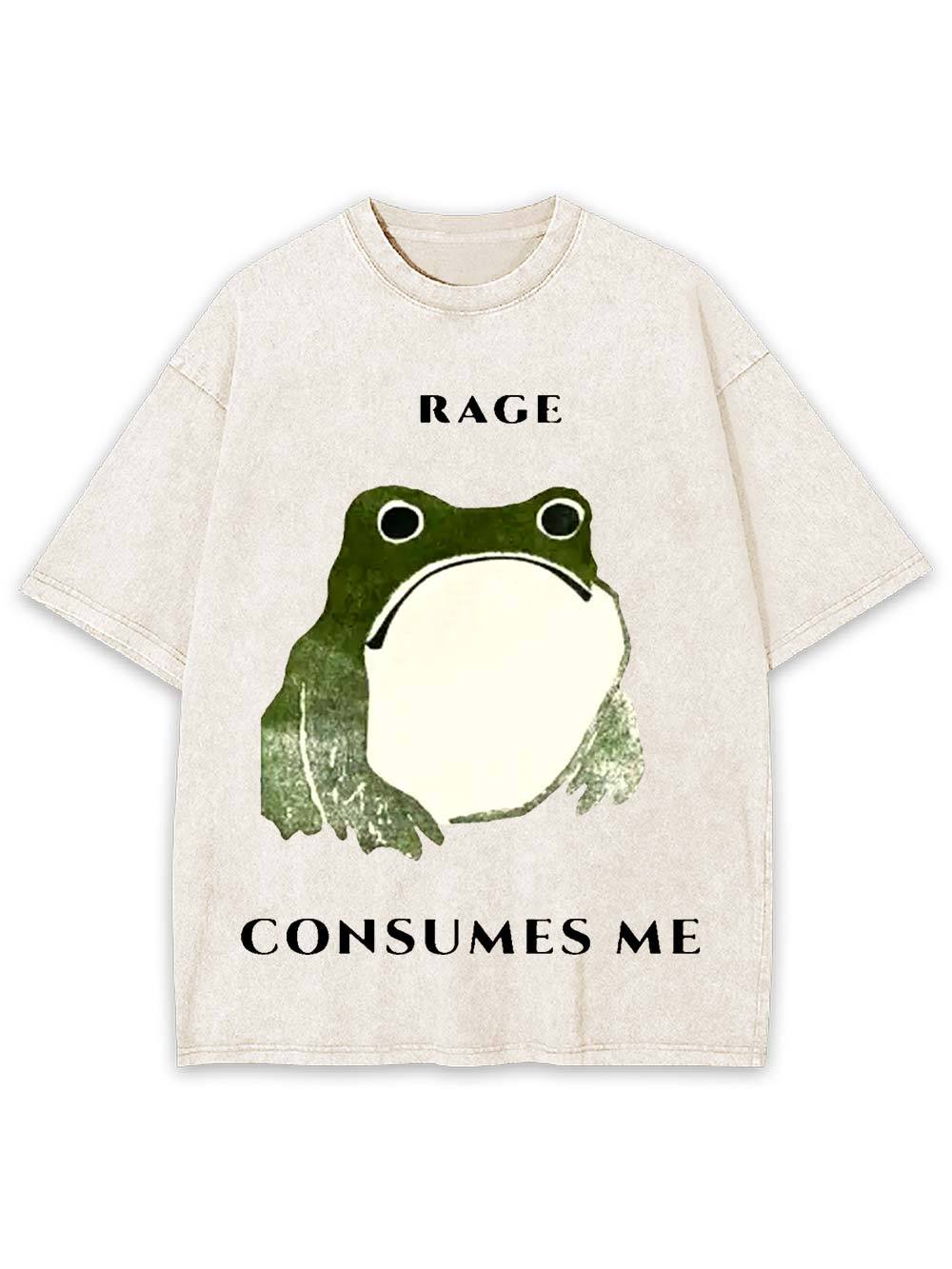Rage Consumes Me Washed Tshirt