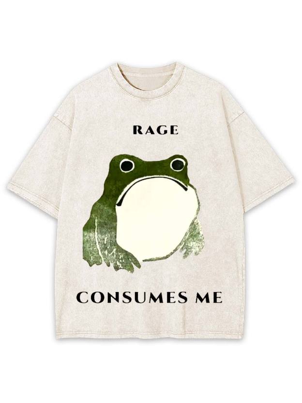 Rage Consumes Me Washed Tshirt
