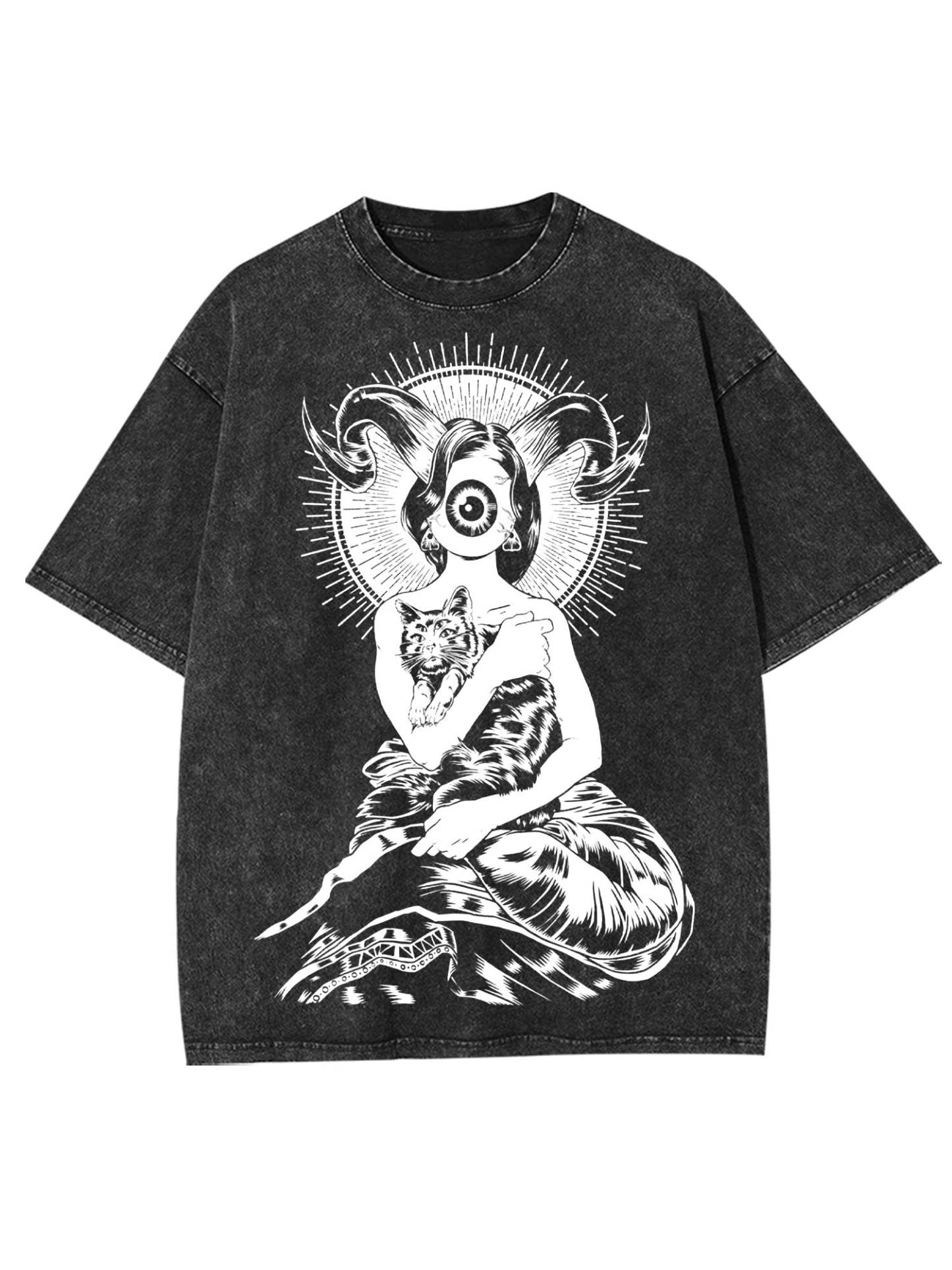 A One Eyed Woman Washed Tshirt