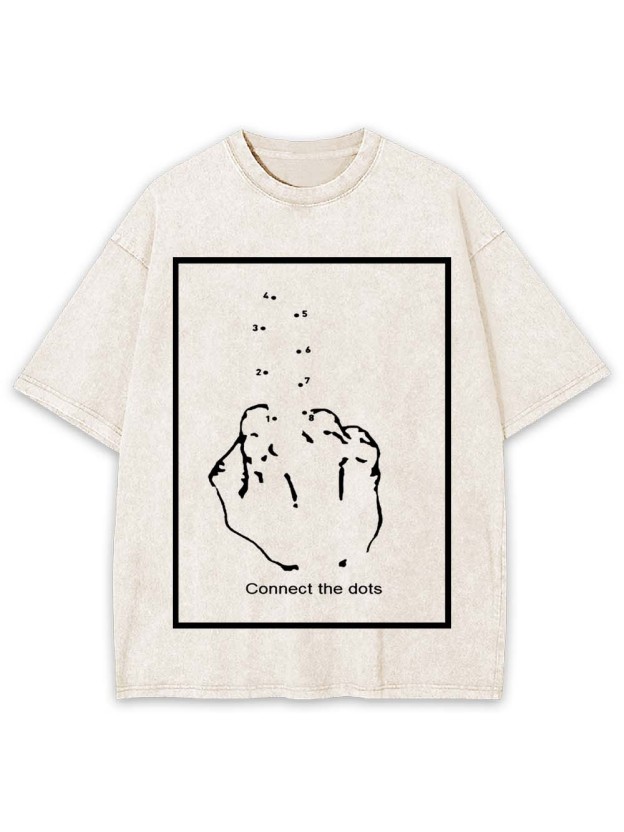 Connect The Dots Washed Tshirt