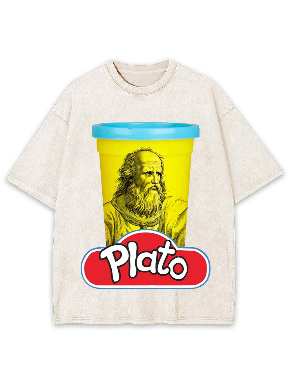 Plato Playful Twist Washed Tshirt