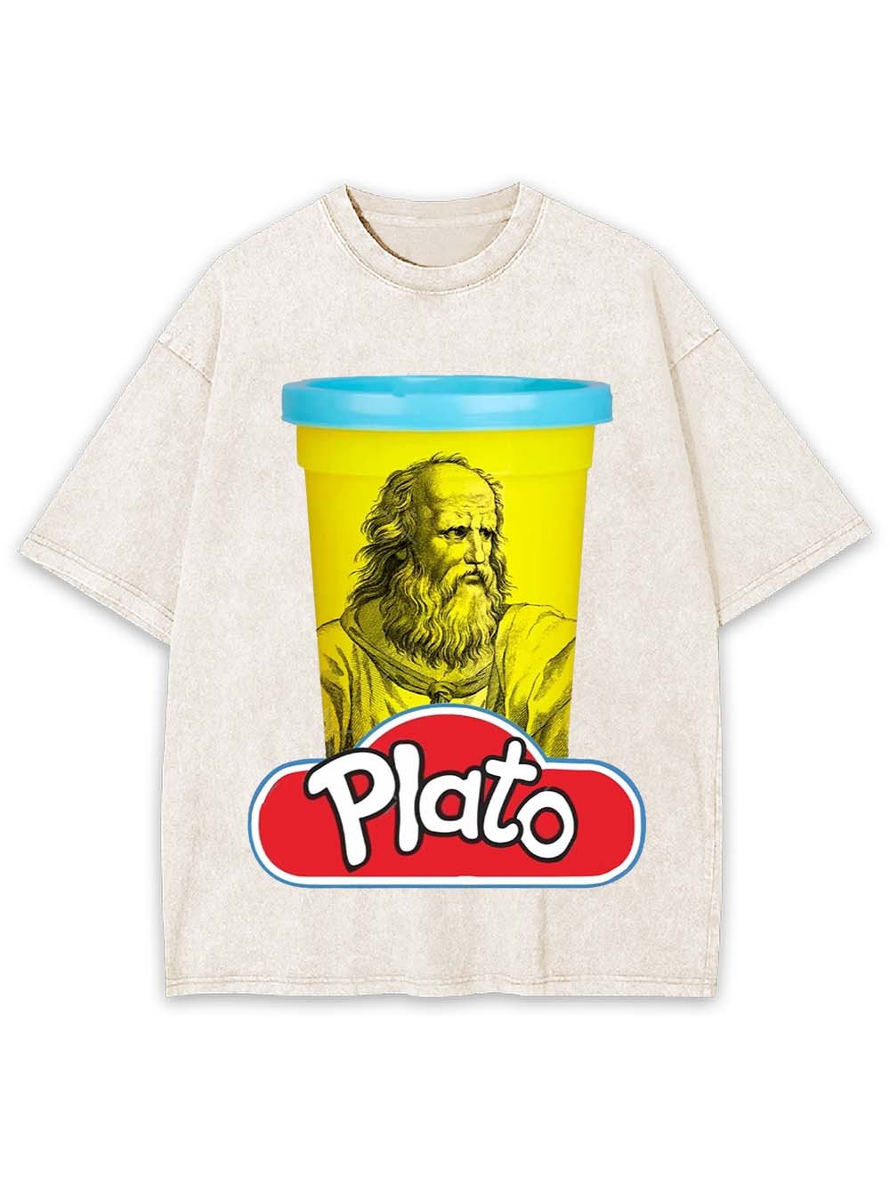 Plato Playful Twist Washed Tshirt