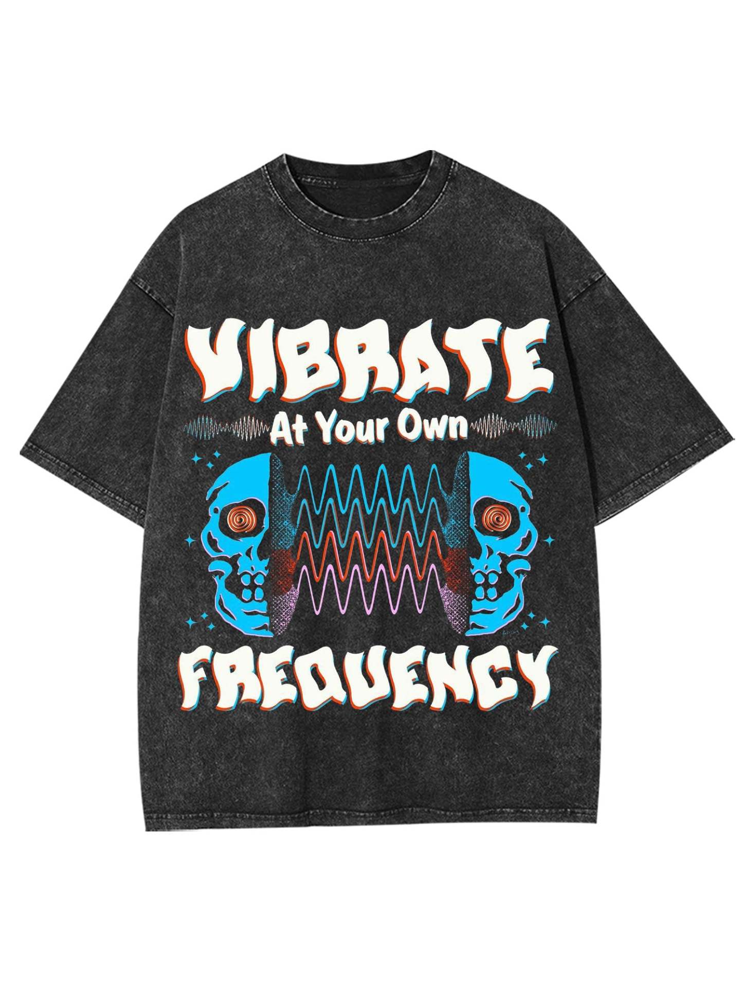 Vibrate Washed Tshirt-ClassyOutlaw Sale