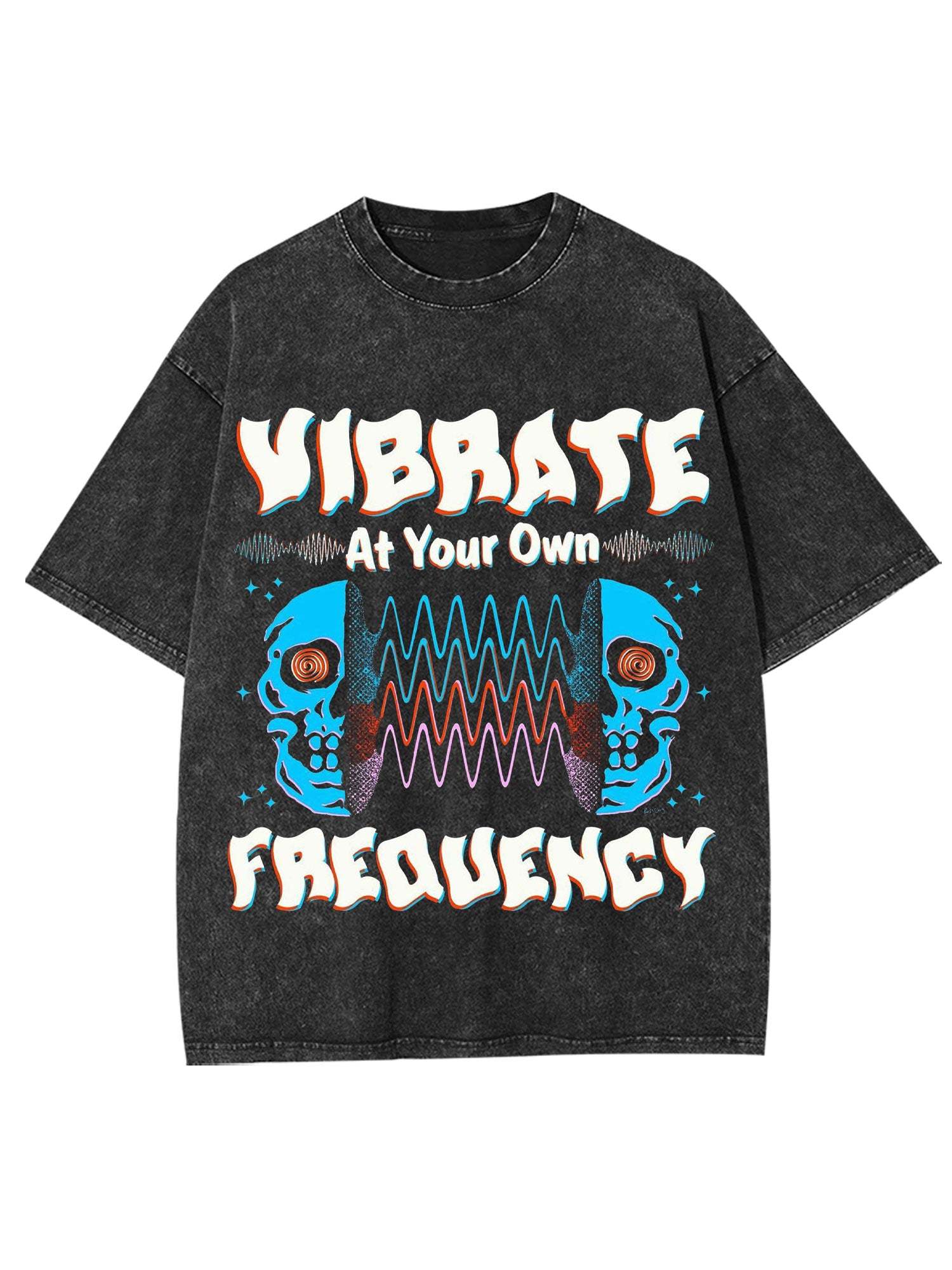 Vibrate Washed Tshirt-ClassyOutlaw Sale