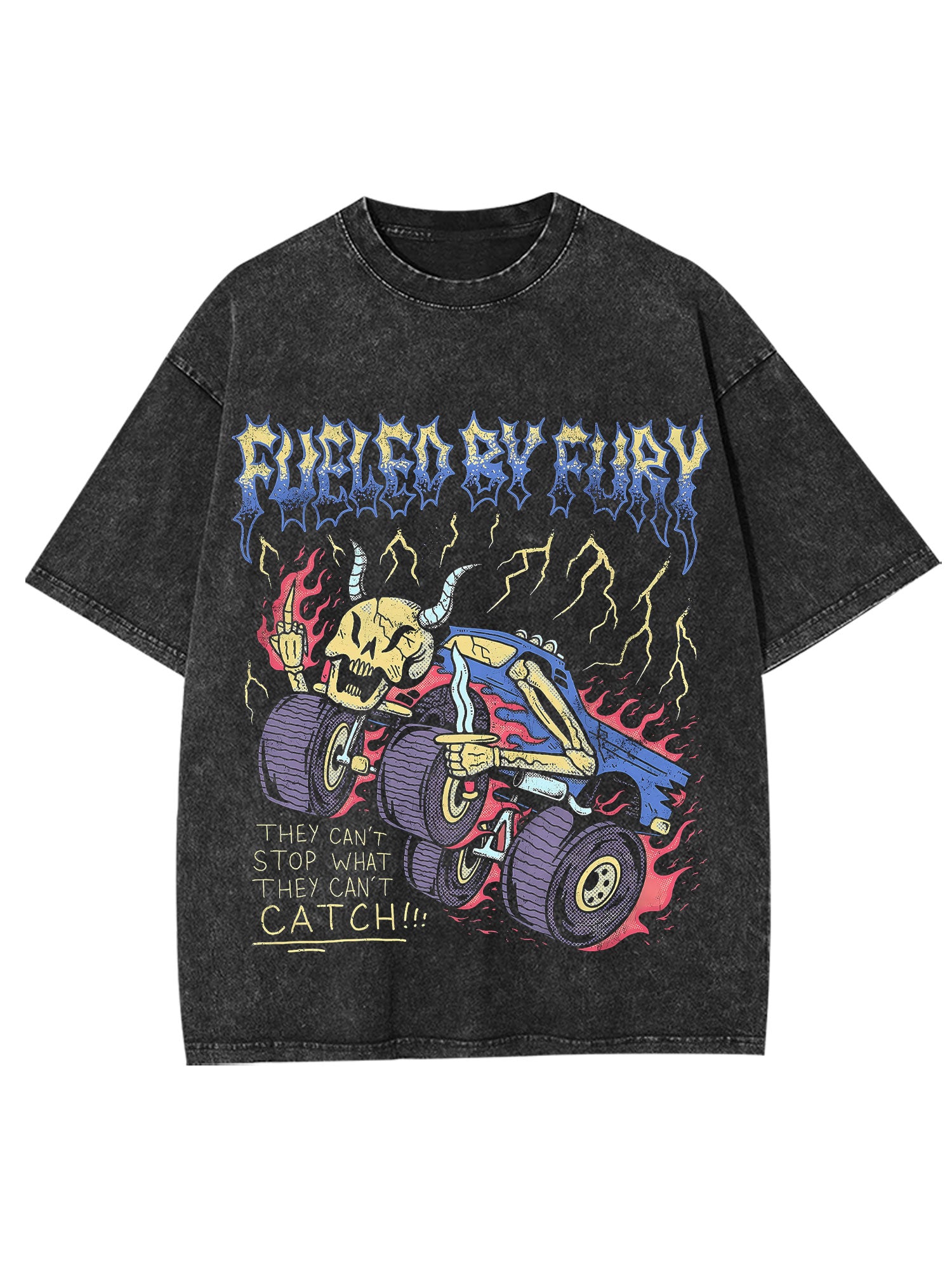 Fueled Fury Washed Tshirt