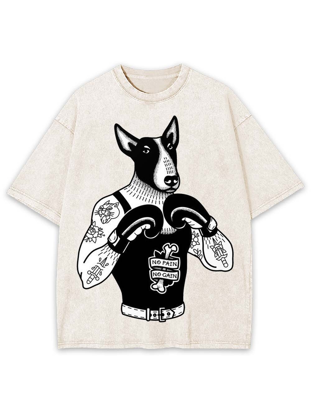 No Pain No Gain Washed Tshirt