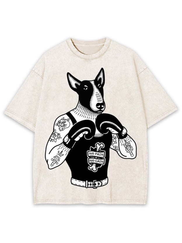 No Pain No Gain Washed Tshirt