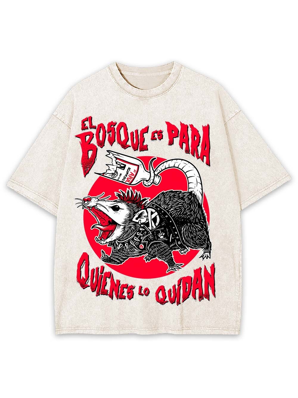 The Forest Is for Those Who Care Washed Tshirt