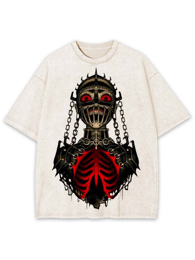 CAGED TERROR WASHED TSHIRT
