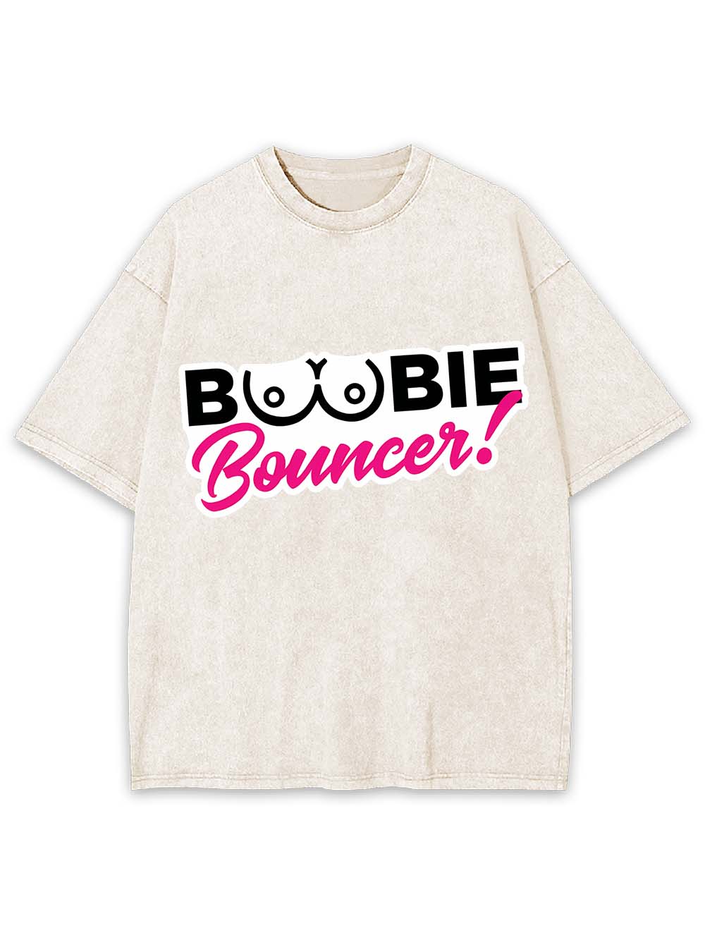 Boobie Bouncer Washed Tshirt