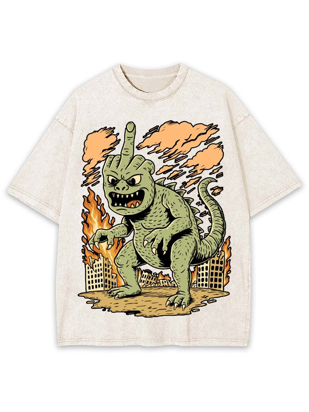 Rampaging Beast Washed Tshirt