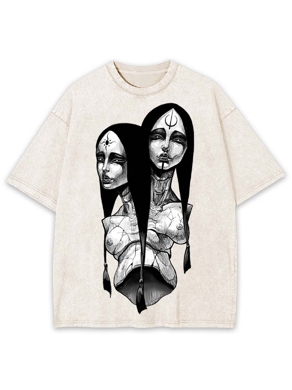DUALITY OF SOULS WASHED TSHIRT