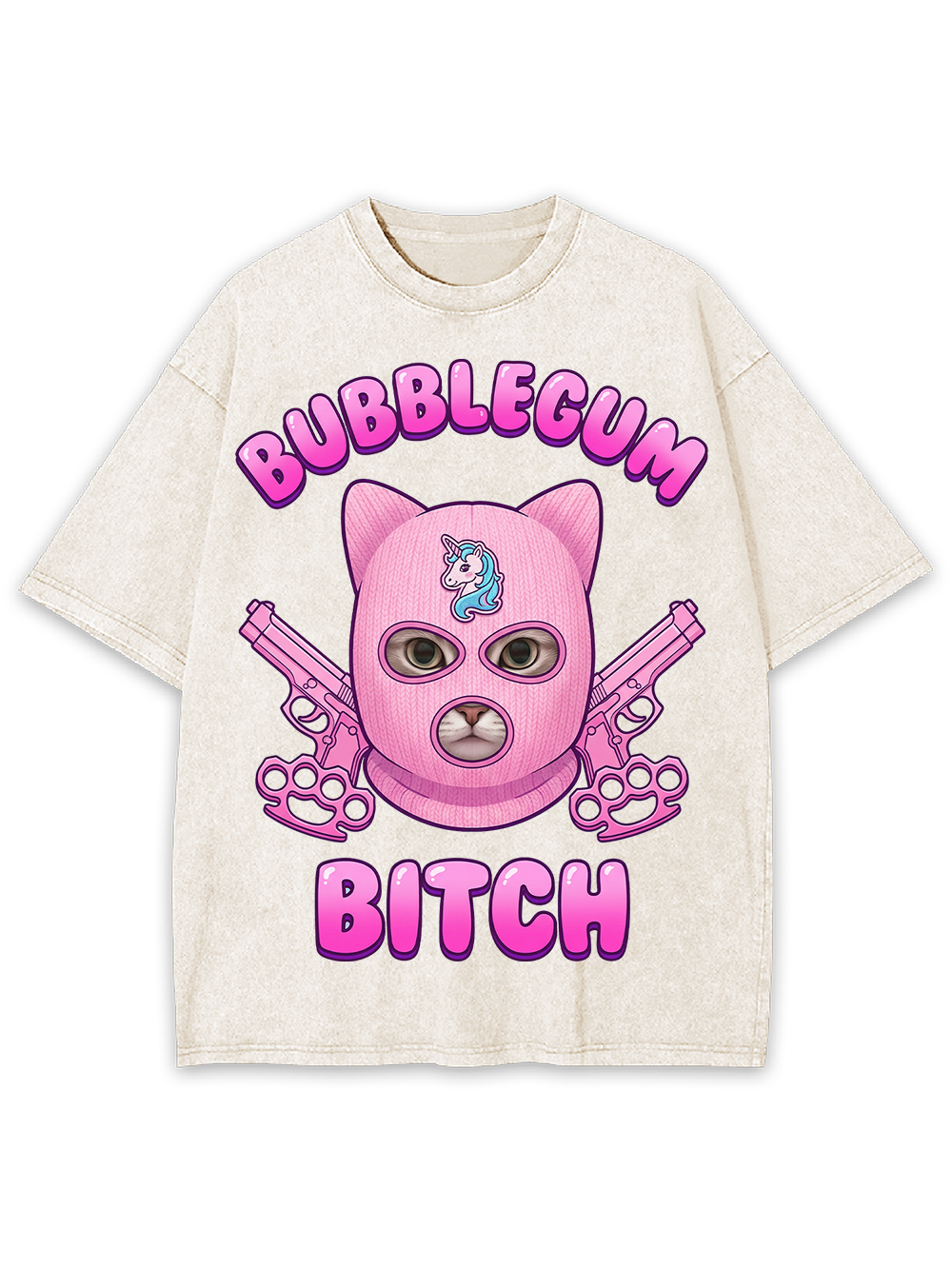 BUBBLEGUM BITCH Washed Tshirt