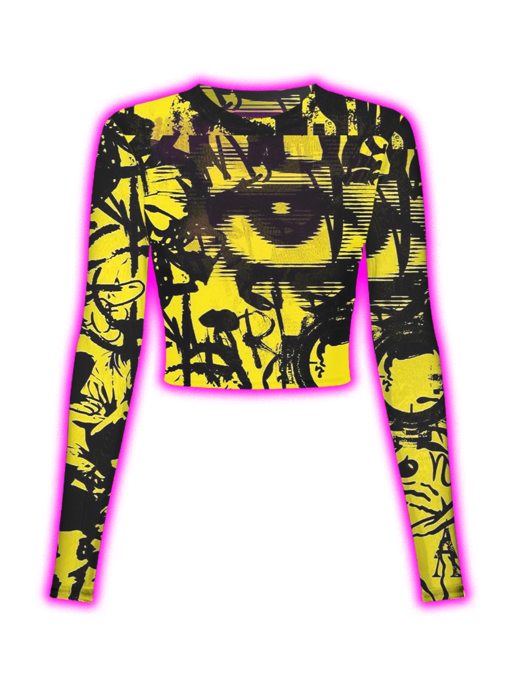 Punk Vision Eye Mesh Top