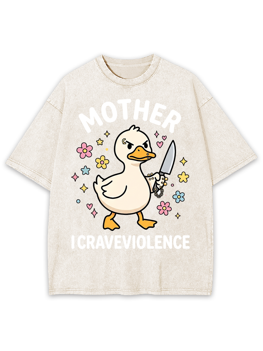 MOTHER I CRAVE VIOLENCE Washed Tshirt
