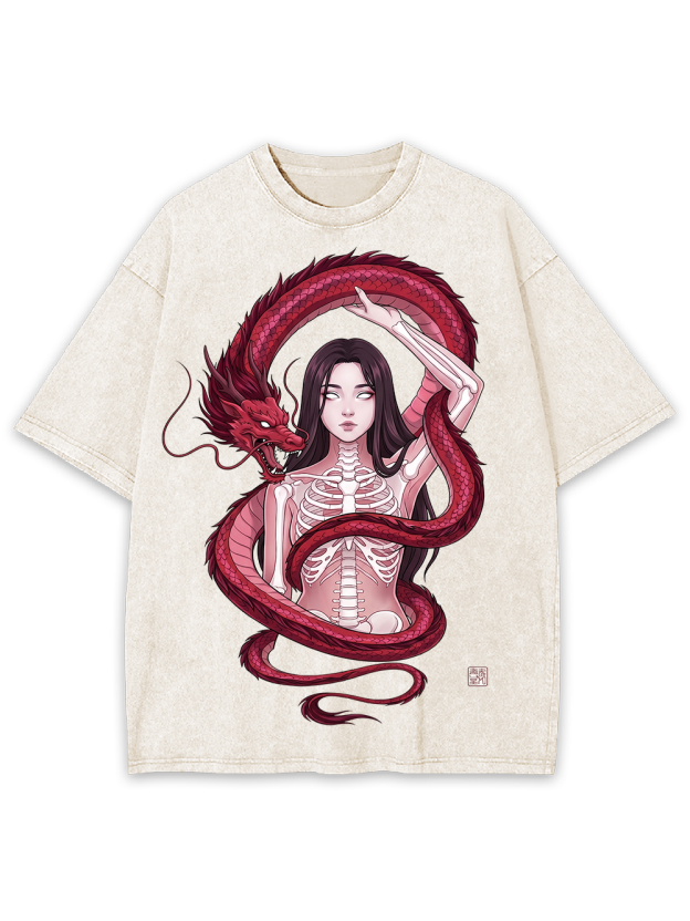Spirit of the Red Dragon Washed Tshirt