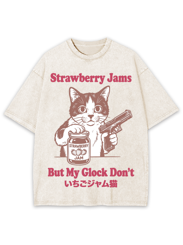 Strawberry Jams Washed Tshirt