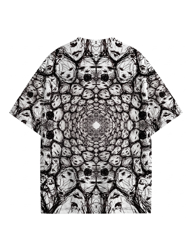 HORROR MASKS Eco Oversized Graphic Tees