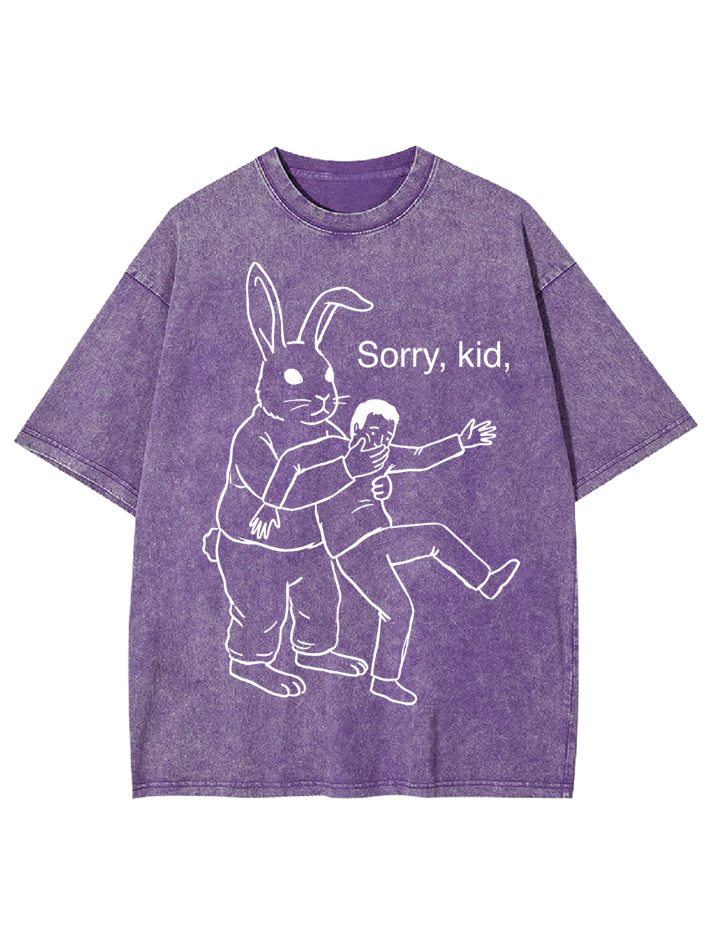 Sorry, kid Washed Tshirt