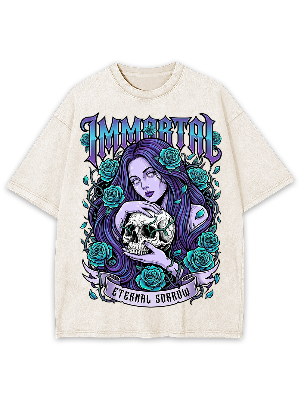 IMMORTAL ETERNAL SORROW Washed Tshirt