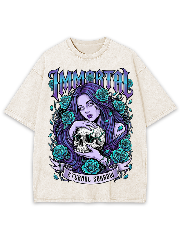 IMMORTAL ETERNAL SORROW Washed Tshirt