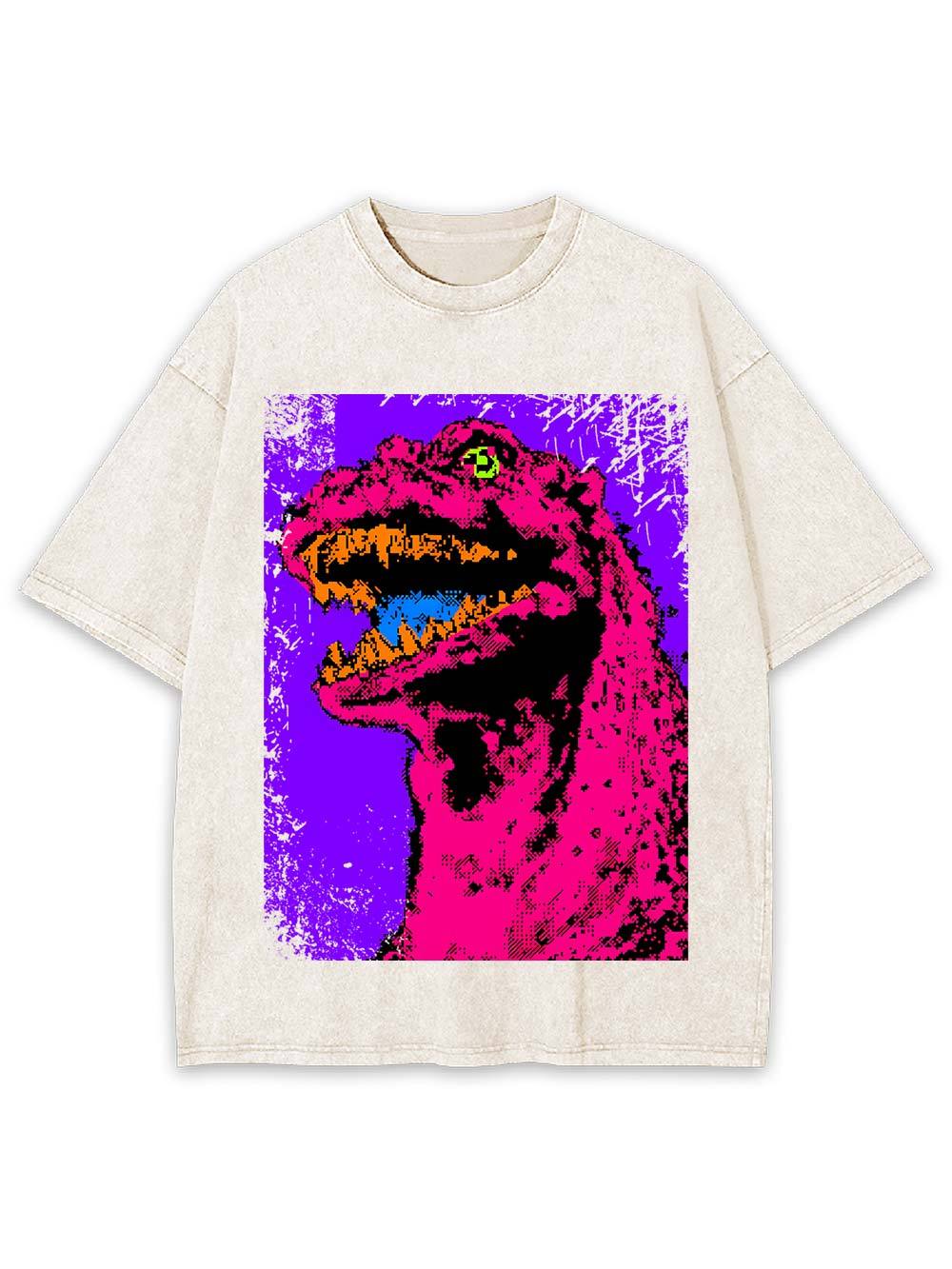 Neon Roar Washed Tshirt