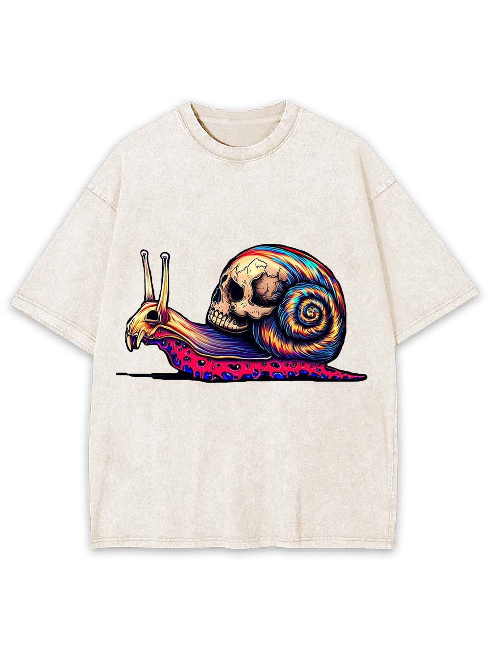 The Crawling Skull Washed Tshirt