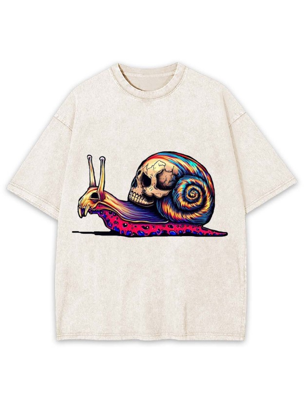 The Crawling Skull Washed Tshirt