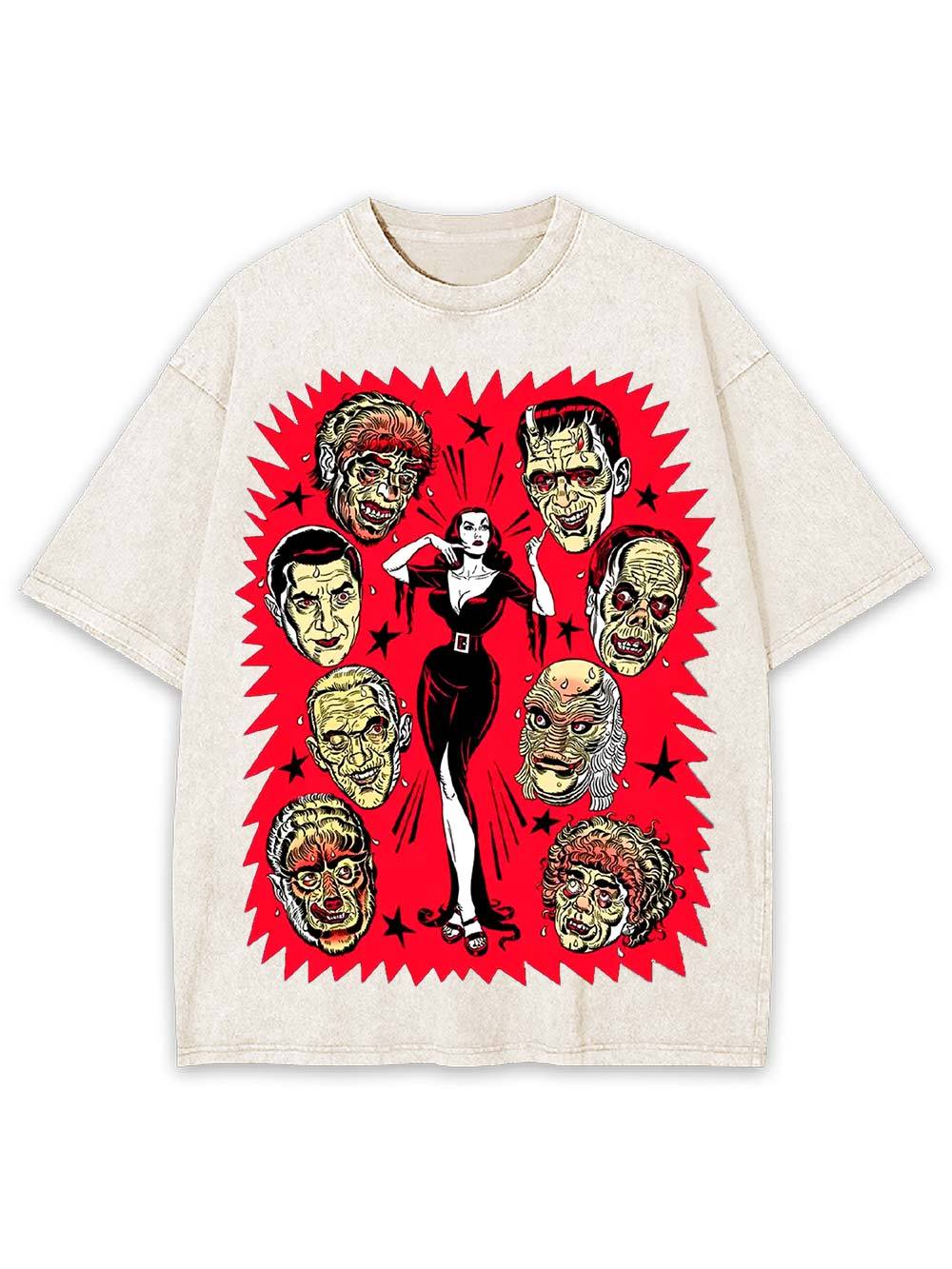 Queen of Monsters Washed Tshirt