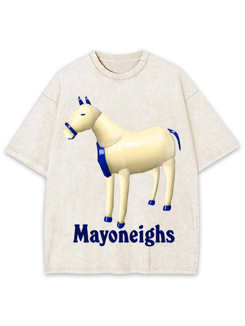 Mayoneighs Washed Tshirt-ClassyOutlaw Sale