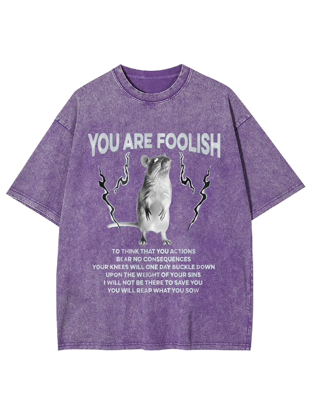 You Are Foolish Washed Tshirt