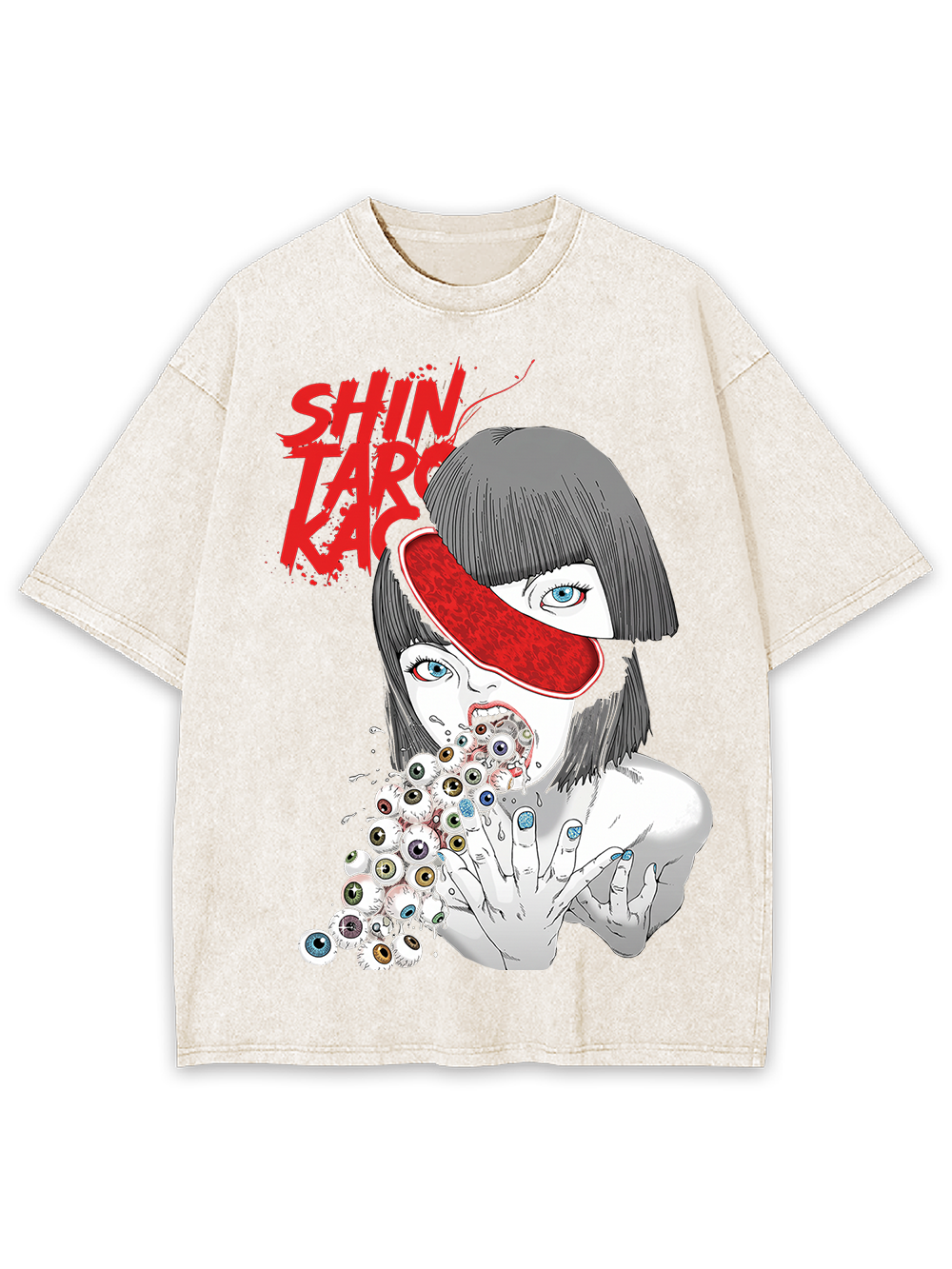 Creepy Psychedelic Eye Washed Tshirt