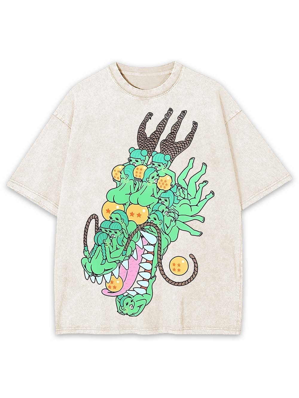 Dragon of Temptation Washed Tshirt