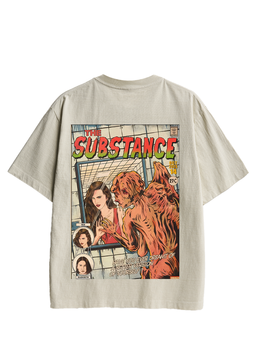 THE SUBSTANCE DOUBLE SIDED PRINT WASHED TSHIRT