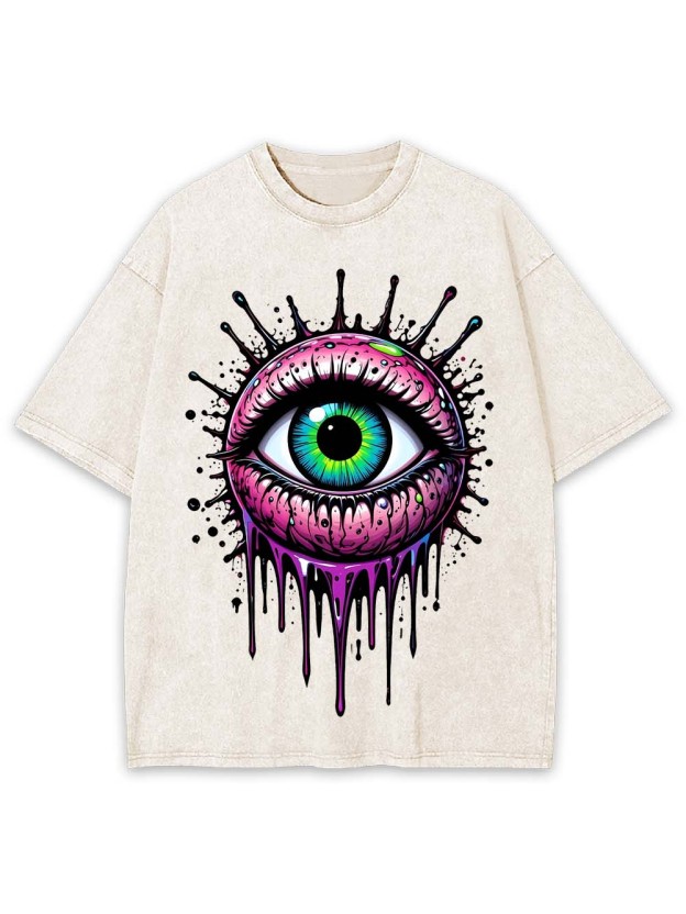 Melting Gaze Washed Tshirt