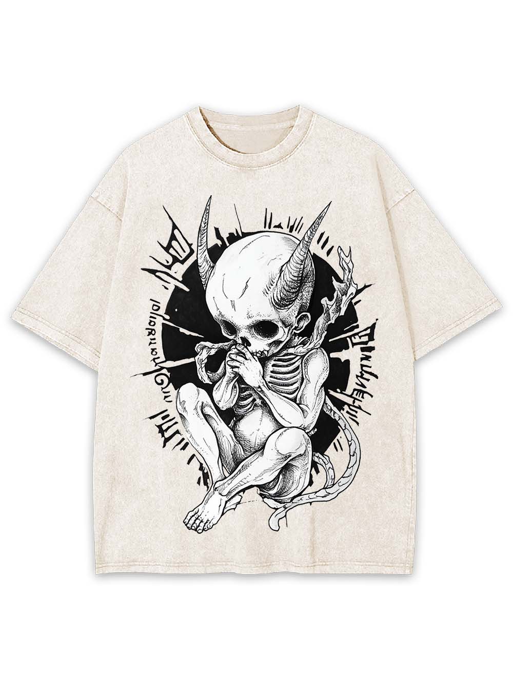 DEMONIC INFANTWASHED TSHIRT