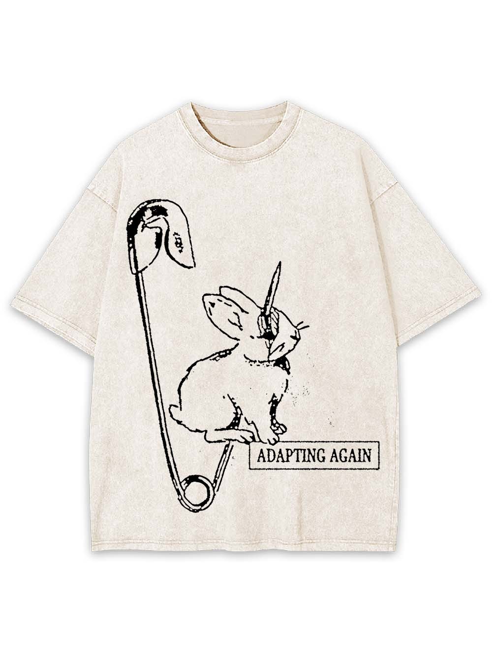 ADAPTING AGAIN WASHED TSHIRT