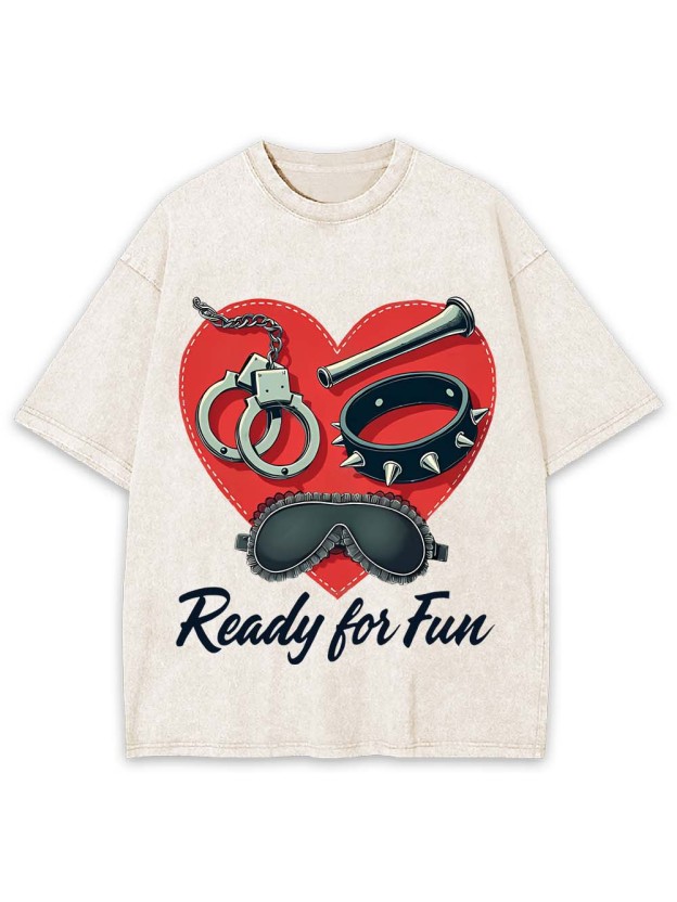 Ready For Fun Washed Tshirt