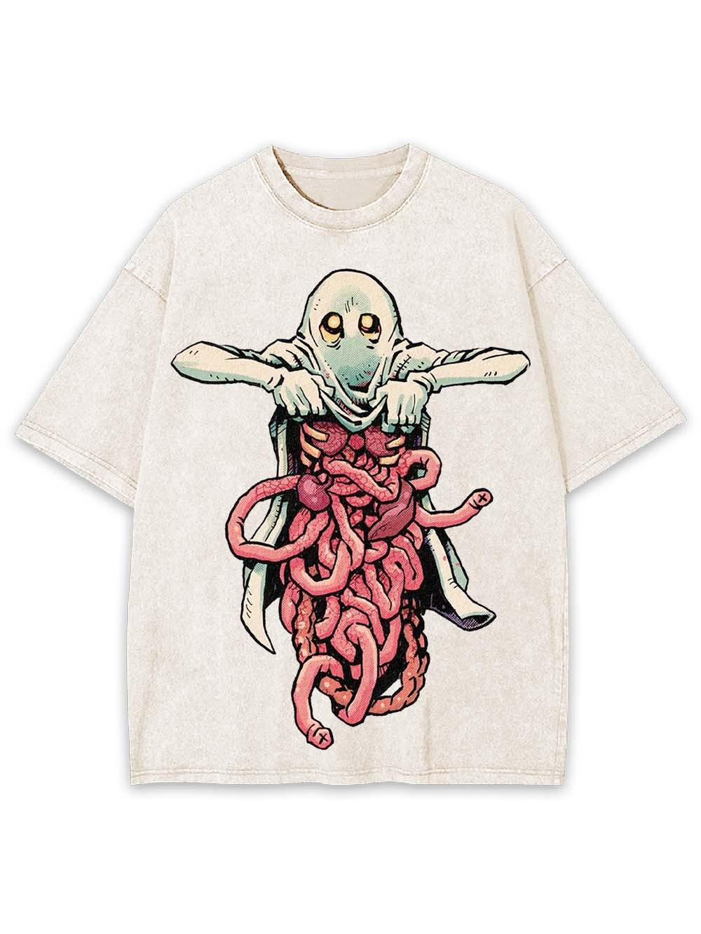 EXPOSED VISCERA WASHED TSHIRT