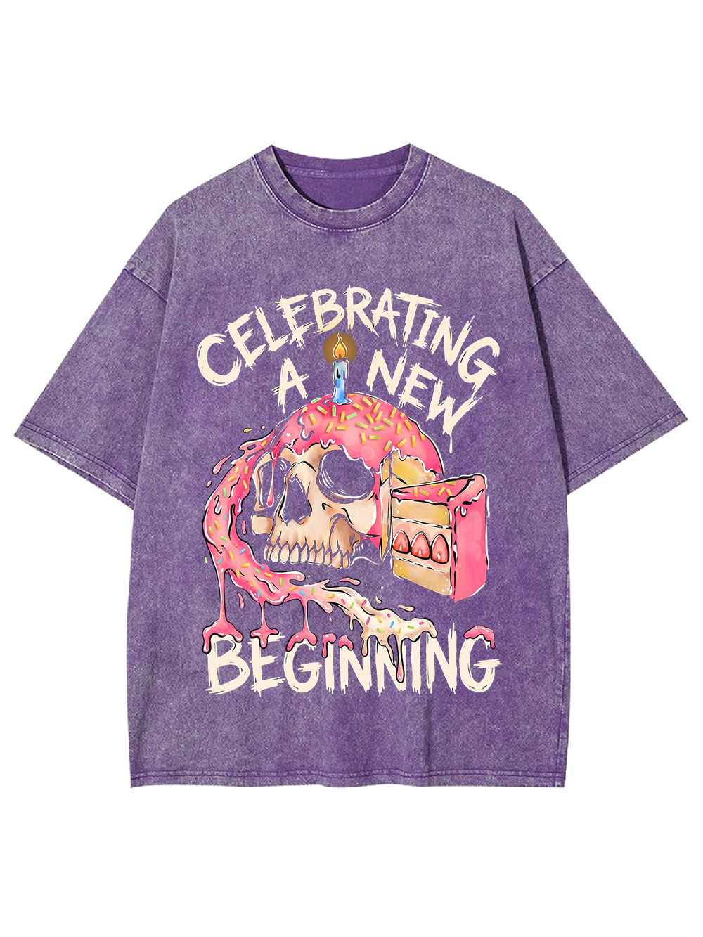 CELEBRATING A NEW BEGINNING WASHED TSHIRT
