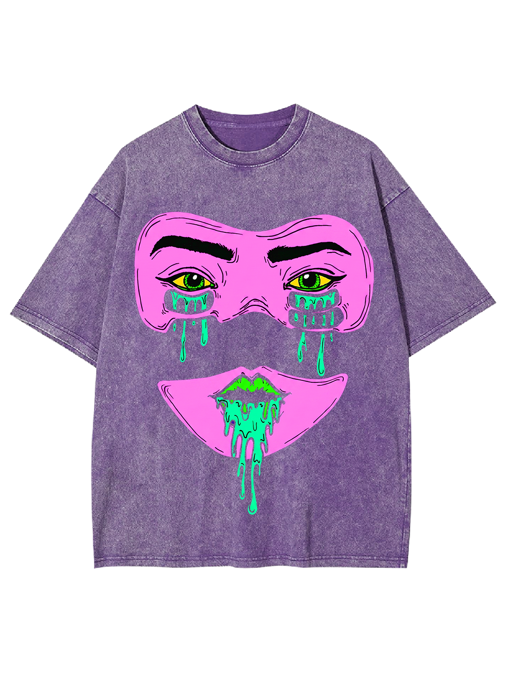 NEON SLICK WASHED TSHIRT