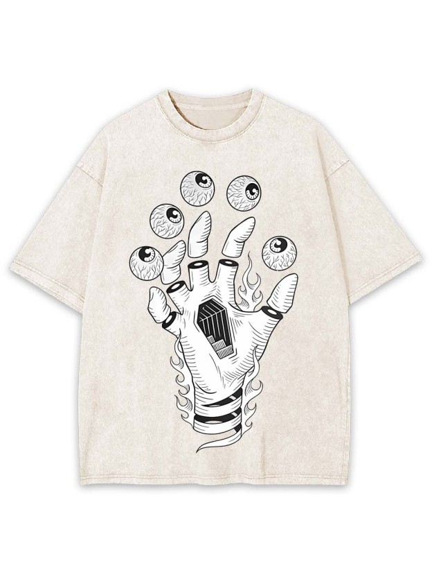 Hand of Vision Washed Tshirt