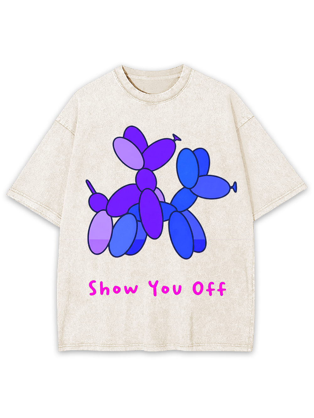 SHOW YOU OFF WASHED TSHIRT